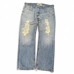 Y2K Levis 559 Distressed Ripped Faded Baggy Flared Jeans